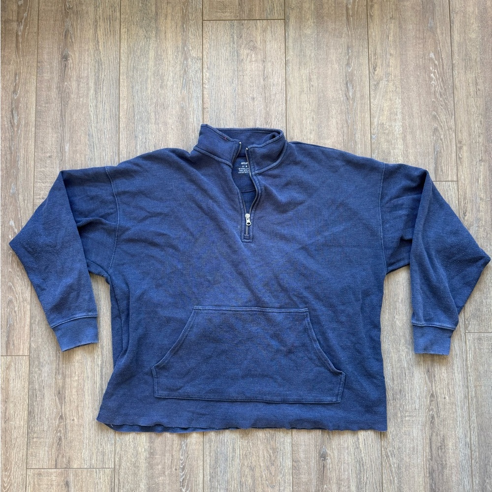 Navy Half-Zip Sweater Pullover